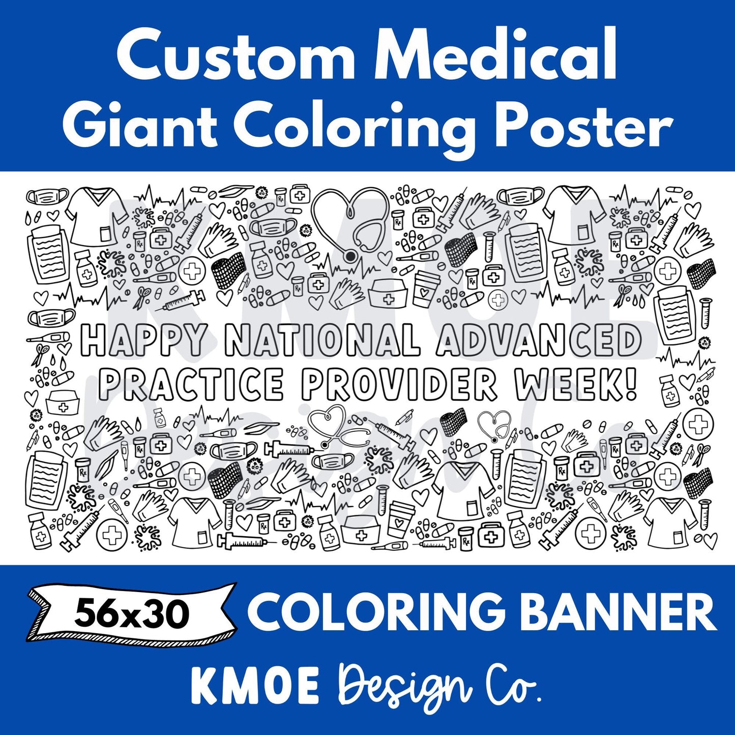 Custom Medical Giant Coloring Poster week Hospital nurses week Nurse Poster Perioperative Nurses Week Hospital Doctor DIGITAL